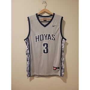 Vinyage Nike Authentic ALLEN IVERSON #3 Georgetown Hoyas Jersey Size L 90s